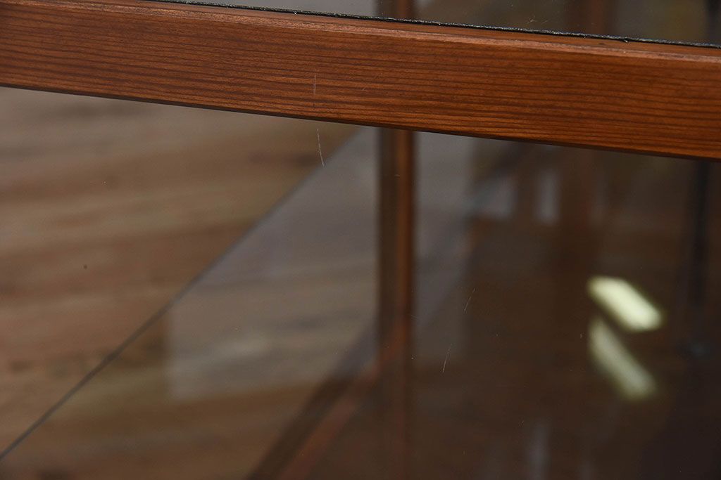 レトロ家具　和製アンティーク　レトロな雰囲気が魅力的な商店のガラスケース(ショーケース、飾り棚、陳列棚)