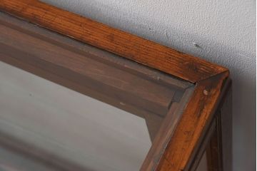 レトロ家具　和製アンティーク　レトロな雰囲気が魅力的な商店のガラスケース(ショーケース、飾り棚、陳列棚)