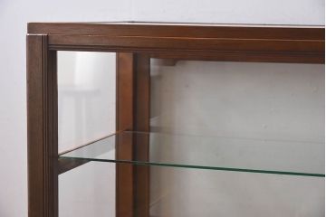 レトロ家具　和製アンティーク　レトロな雰囲気が魅力的な商店のガラスケース(ショーケース、飾り棚、陳列棚)