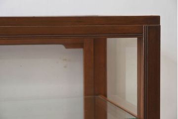 レトロ家具　和製アンティーク　レトロな雰囲気が魅力的な商店のガラスケース(ショーケース、飾り棚、陳列棚)