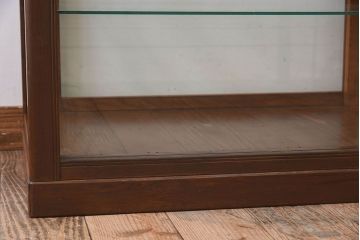 レトロ家具　和製アンティーク　レトロな雰囲気が魅力的な商店のガラスケース(ショーケース、飾り棚、陳列棚)