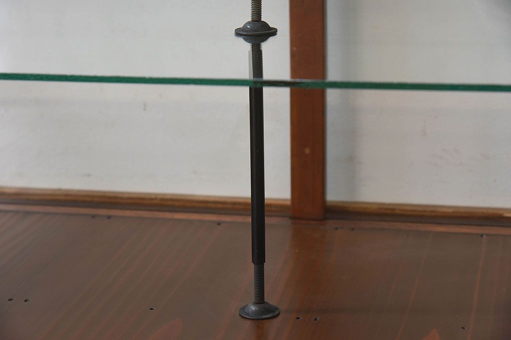 レトロ家具　和製アンティーク　レトロな雰囲気が魅力的な商店のガラスケース(ショーケース、飾り棚、陳列棚)