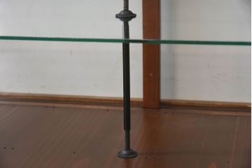 レトロ家具　和製アンティーク　レトロな雰囲気が魅力的な商店のガラスケース(ショーケース、飾り棚、陳列棚)