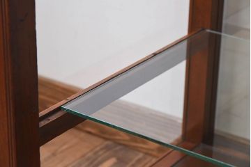 レトロ家具　和製アンティーク　レトロな雰囲気が魅力的な商店のガラスケース(ショーケース、飾り棚、陳列棚)