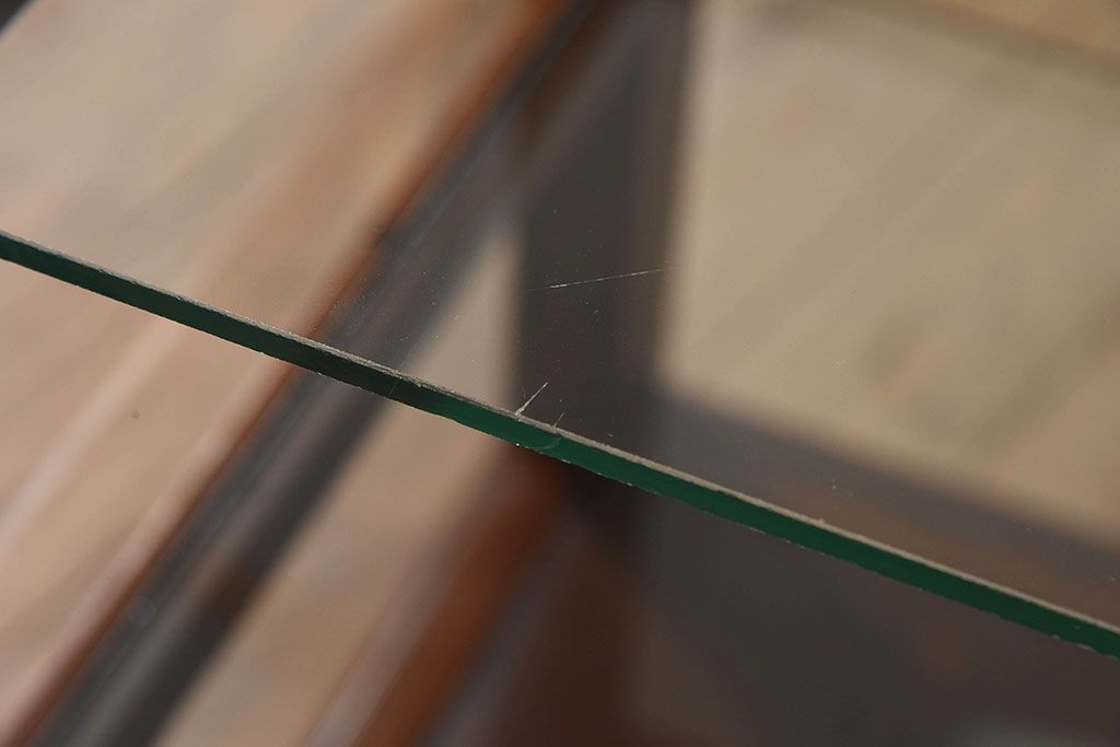 レトロ家具　和製アンティーク　レトロな雰囲気が魅力的な商店のガラスケース(ショーケース、飾り棚、陳列棚)