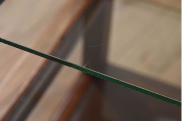 レトロ家具　和製アンティーク　レトロな雰囲気が魅力的な商店のガラスケース(ショーケース、飾り棚、陳列棚)