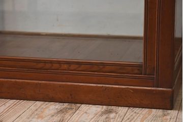 レトロ家具　和製アンティーク　レトロな雰囲気が魅力的な商店のガラスケース(ショーケース、飾り棚、陳列棚)