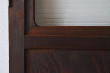 和製アンティーク　杉材一枚板!杢目の美しいドア(扉、ガラス戸)(1)