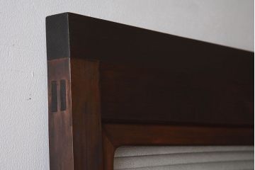 和製アンティーク　杉材一枚板!杢目の美しいドア(扉、ガラス戸)(1)