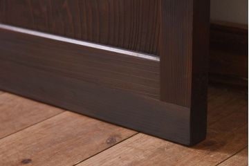 和製アンティーク　杉材一枚板!杢目の美しいドア(扉、ガラス戸)(1)