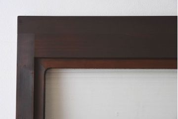 和製アンティーク　杉材一枚板!杢目の美しいドア(扉、ガラス戸)(1)