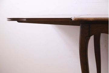 ヴィンテージ家具　フランスビンテージ　オーク材　上品なエクステンションテーブル(ダイニングテーブル、リビングテーブル)