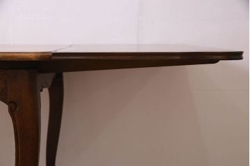 ヴィンテージ家具　フランスビンテージ　オーク材　上品なエクステンションテーブル(ダイニングテーブル、リビングテーブル)