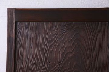 和製アンティーク　高級杉材一枚板の上質な板戸2枚セット