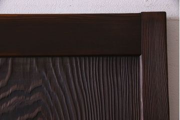 和製アンティーク　高級杉材一枚板の上質な板戸2枚セット