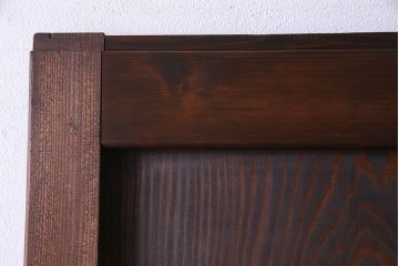 和製アンティーク　高級杉材一枚板の上質な板戸2枚セット