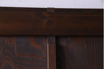 和製アンティーク　高級杉材一枚板の上質な板戸2枚セット
