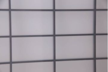 和製アンティーク　格子のデザインが素敵なデザインのガラス戸(ガラス帯戸、窓、引き戸)4枚セット