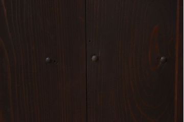 和製アンティーク　細かな格子が美しい　ガラス入り格子戸(引き戸、ガラス戸)(2)