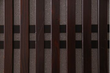 和製アンティーク　ダイヤガラス入り格子帯戸(ガラス帯戸、引き戸、ガラス戸)3枚セット