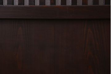 和製アンティーク　ダイヤガラス入り格子帯戸(ガラス帯戸、引き戸、ガラス戸)3枚セット