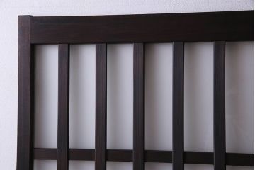 和製アンティーク　モダンな雰囲気漂うガラス格子戸(引き戸)2枚セット