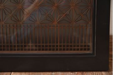 和の趣　細かな組子が上品な書院欄間(明り取り、明かり取り)