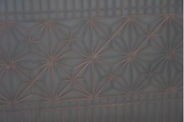 和の趣　細かな組子が上品な書院欄間(明り取り、明かり取り)