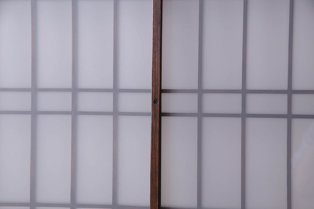 和製アンティーク　凝った格子のデザインが素敵なガラス戸(格子戸)4枚セット