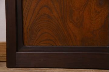 和製アンティーク　凝った格子のデザインが素敵なガラス戸(格子戸)4枚セット