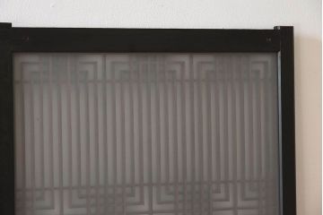 【T様ご成約分】昭和期 細かな組子が美しい書院ガラス戸4枚セット(欄間、引き戸、窓)