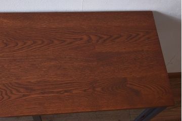 ペイント家具　和モダンなアンティークサイドキャビネット(収納棚、食器棚、戸棚)