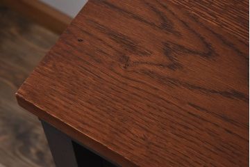 ペイント家具　和モダンなアンティークサイドキャビネット(収納棚、食器棚、戸棚)