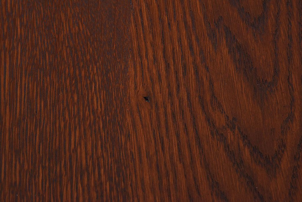 ペイント家具　和モダンなアンティークサイドキャビネット(収納棚、食器棚、戸棚)