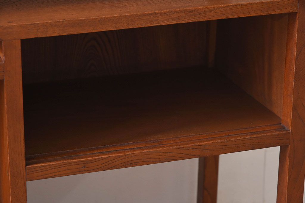 アンティーク家具　和製アンティーク　欅材製!和の空間を引きたてる大型の飾り棚(陳列棚)