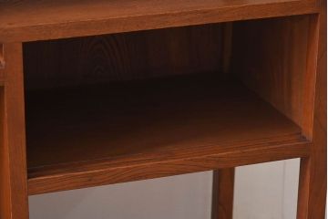 アンティーク家具　和製アンティーク　欅材製!和の空間を引きたてる大型の飾り棚(陳列棚)