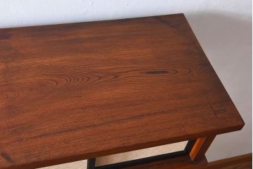 アンティーク家具　和製アンティーク　欅材製!和の空間を引きたてる大型の飾り棚(陳列棚)