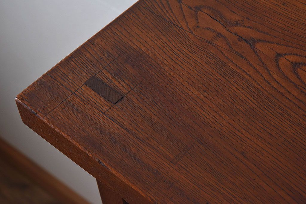 アンティーク家具　和製アンティーク　欅材製!和の空間を引きたてる大型の飾り棚(陳列棚)