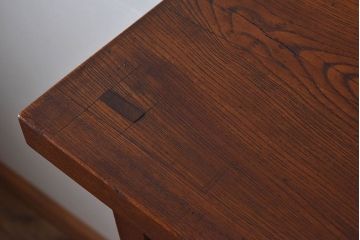 アンティーク家具　和製アンティーク　欅材製!和の空間を引きたてる大型の飾り棚(陳列棚)