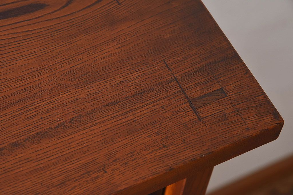 アンティーク家具　和製アンティーク　欅材製!和の空間を引きたてる大型の飾り棚(陳列棚)