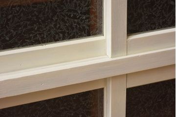 【K様ご決済用・ご成約済み】ペイント家具　アイボリーカラーが可愛らしいアンティークサイドボード(収納棚、戸棚)