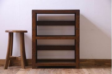 アンティーク家具　和製アンティーク　日本楽器製(山葉、ヤマハ)　スタッキング式本棚(収納棚、ブックケース、飾り棚)