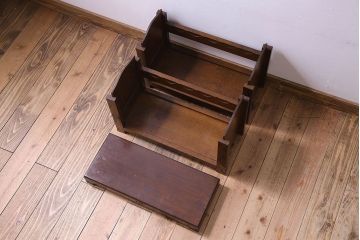 アンティーク家具　和製アンティーク　日本楽器製(山葉、ヤマハ)　スタッキング式本棚(収納棚、ブックケース、飾り棚)