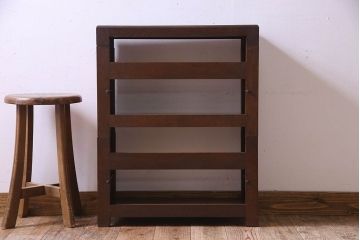 アンティーク家具　和製アンティーク　日本楽器製(山葉、ヤマハ)　スタッキング式本棚(収納棚、ブックケース、飾り棚)