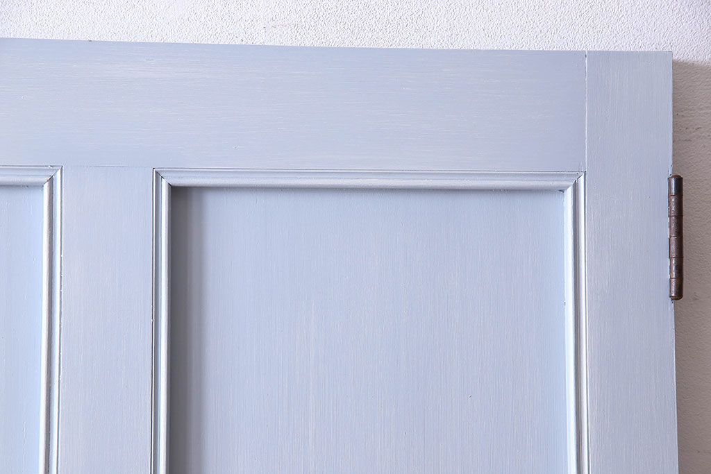 ペイント建具　ガラス取っ手がお洒落なアンティークドア(扉)