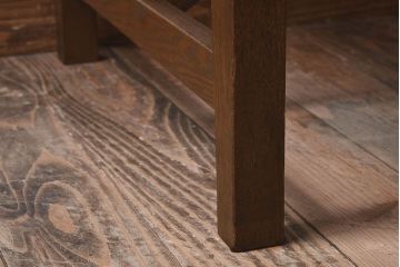 アンティーク雑貨　昭和レトロ　3杯引き出し付き!古い木製の作業台(テーブル、デスク、在宅ワーク、在宅用、陳列台)