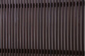 【S様ご成約分】和製アンティーク　和モダンなガラス入り格子戸(引き戸、建具)