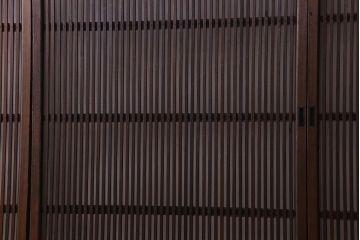 【S様ご成約分】和製アンティーク　和モダンなガラス入り格子戸(引き戸、建具)