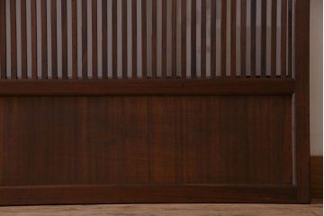 【S様ご成約分】和製アンティーク　和モダンなガラス入り格子戸(引き戸、建具)