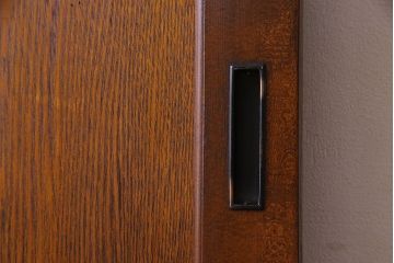 アンティーク雑貨　【U様ご成約済】和製アンティーク　ラフジュ工房オリジナルステンドグラス　美しいステンドグラス入り板戸(引き戸、建具)(1)